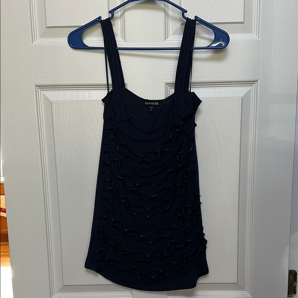 Express Navy Sleeveless Top